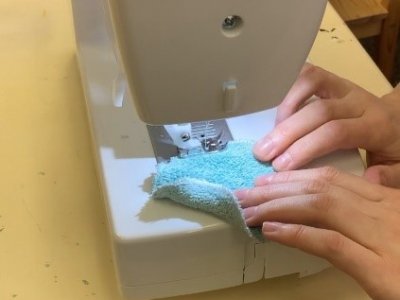 Workshop - šití odličovacích tamponků