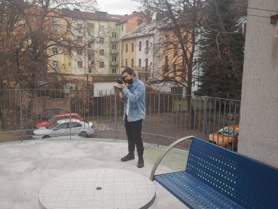 Natáčíme v Domě na půli cesty
