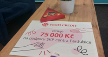 PROFI CREDIT podpořil Intervenční centrum Pardubice PROFI CREDIT podpořil Intervenční centrum Pardubice