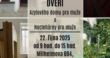 Den otevřených dveří v Azylovém domě pro muže 2025 Den otevřených dveří v Azylovém domě pro muže 2025