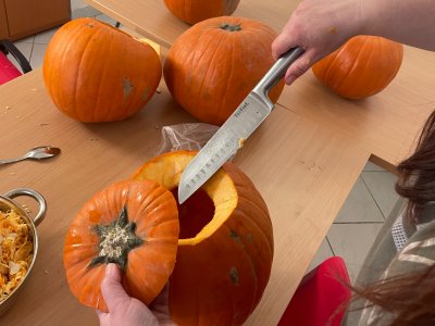 Dlabání dýní v Moravské Třebové