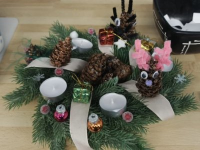 Vánoční atmosféra a tvoření v NZDM Free klub