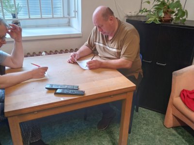 Workshop v Azylovém domě pro muže