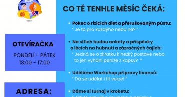 Květen v NZDM Free klub: "Což takhle dát si špenát? Jak si udržet zdraví?"